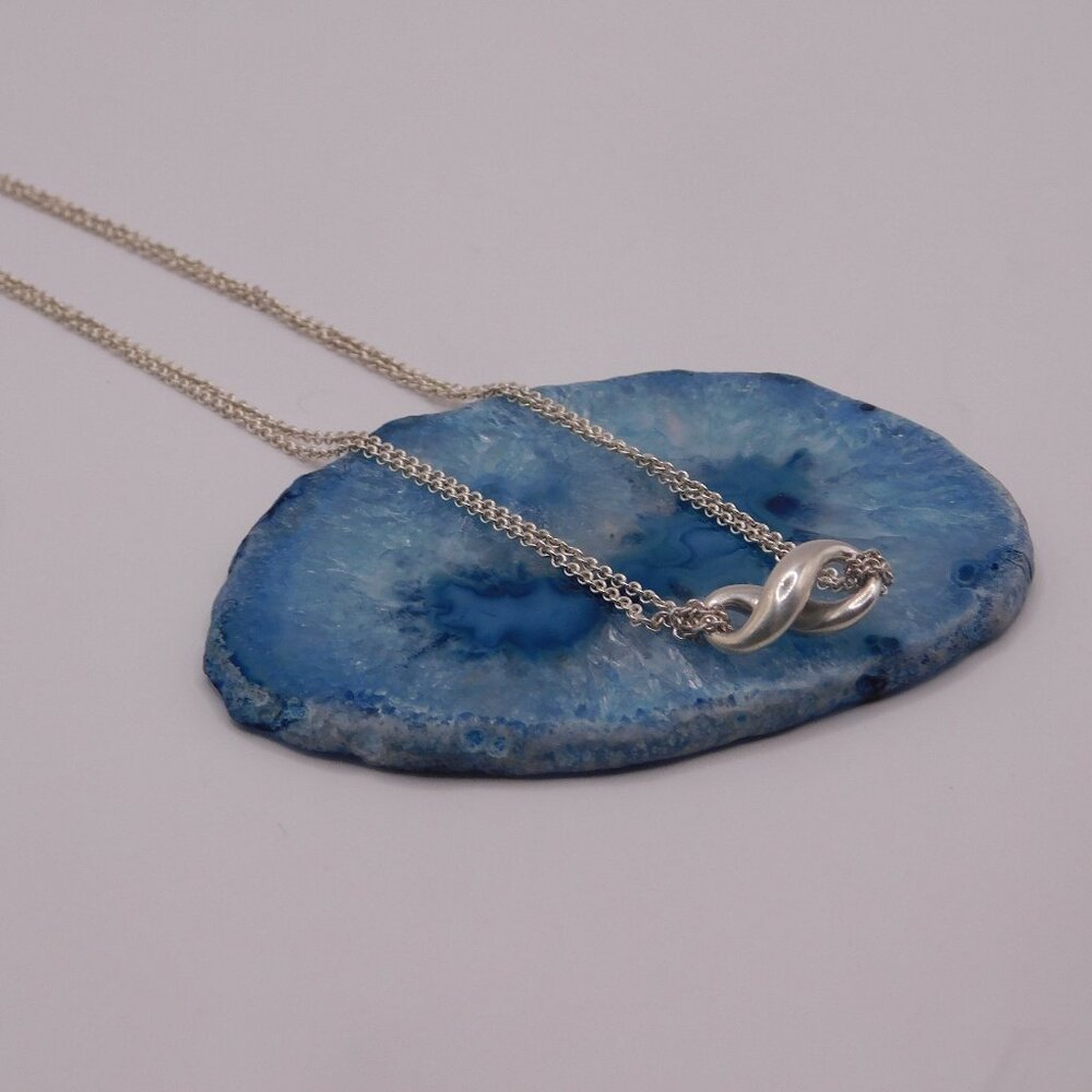 TIFFANY INFINITY NECKLACE - 16 INCHES - Picture 7 of 13